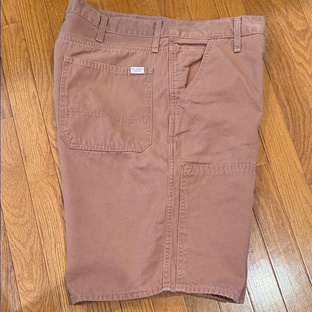 Signature by Levi Strauss Men's Brown Cargo Shorts